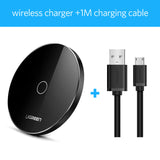 BASE CARGADOR INALAMBRICO iPhone X 8 Plus 10W Samsung Galaxy S8 S9 S7 Edge