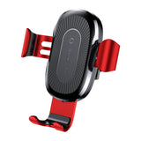 SOPORTE AUTO CARGADOR iPHONE X 8 Plus S SAMSUNG S8 Quick Charge Fast Wireless Car Holder Stand
