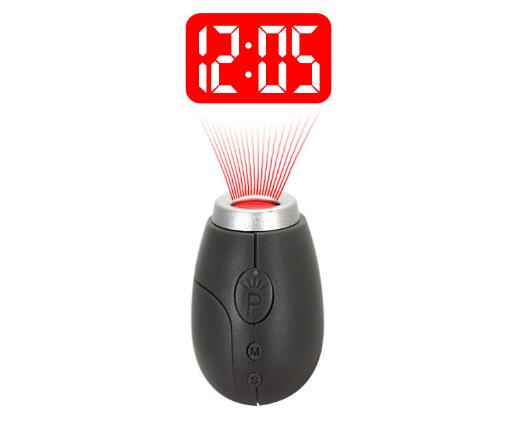 MINI PROYECTOR DE RELOJ DE PARED EN ROJO