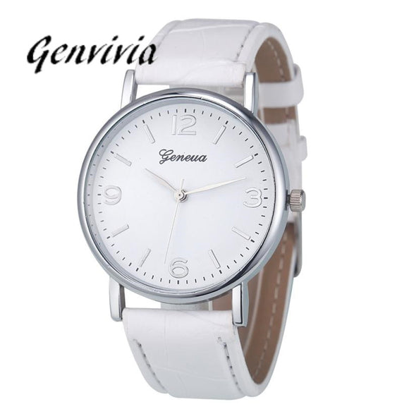 Reloj de Dama mod Business malla cuero Analógico Cuarzo