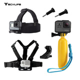 SET DE ACCESORIOS PARA CÁMARA GOPRO 4/5/SJCAM4000