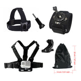 SET DE ACCESORIOS PARA CÁMARA GOPRO 4/5/SJCAM4000