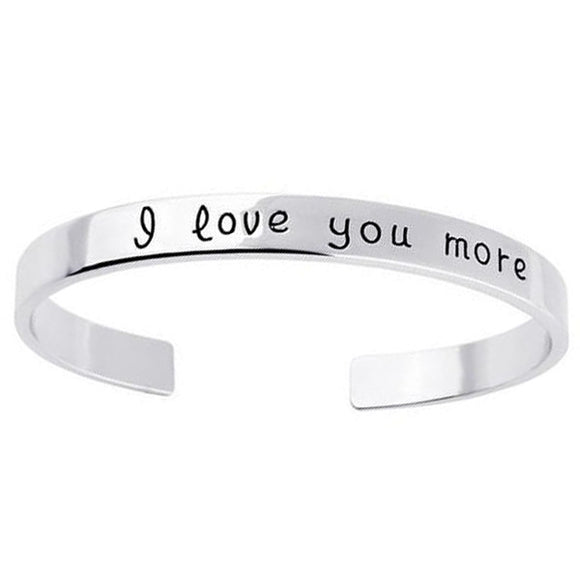 Oro blanco colección Joyas 18k Pulsera grabada 