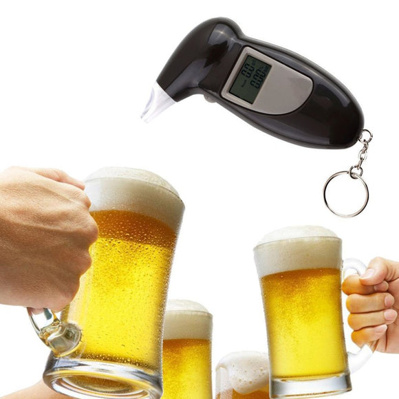 DETECTOR DEL NIVEL DE ALCOHOL EN SANGRE DE BOLSILLO CON PANTALLA LCD DE PULTIMA GENERACIÓN